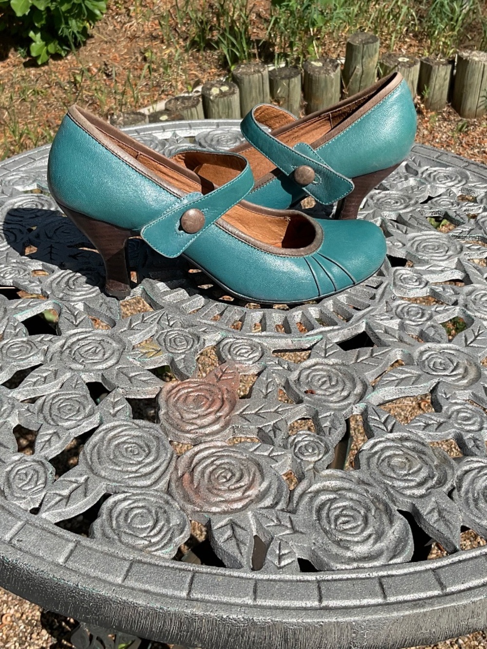 Darling 1940’s and ballroom inspired, Teal Steve Madden Heels